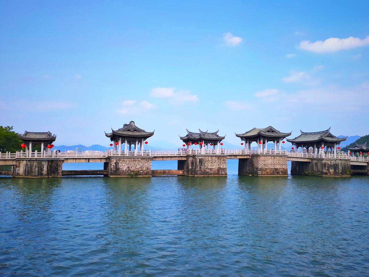 潮州广济桥(局部)